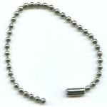 SHORT STAINLESS STEEL BALL CHAIN Click to enlarge